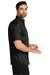 Carhartt CT102537 Mens Rugged Professional Series Wrinkle Resistant Short Sleeve Button Down Shirt w/ Pocket Black Model Side