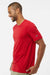 Adidas A556 Mens Short Sleeve Crewneck T-Shirt Power Red Model Side