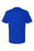Adidas A556 Mens Short Sleeve Crewneck T-Shirt Collegiate Royal Blue Flat Back