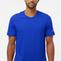 Adidas Mens Short Sleeve Crewneck T-Shirt - Collegiate Royal Blue - NEW