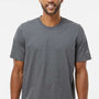 Adidas Mens Short Sleeve Crewneck T-Shirt - Heather Dark Grey - NEW