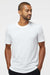 Adidas A556 Mens Short Sleeve Crewneck T-Shirt White Model Front