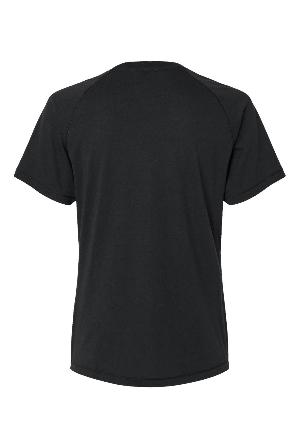 Adidas A557 Womens Short Sleeve Crewneck T-Shirt Black Flat Back