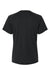Adidas A557 Womens Short Sleeve Crewneck T-Shirt Black Flat Back