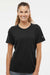 Adidas A557 Womens Short Sleeve Crewneck T-Shirt Black Model Front