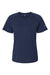 Adidas A557 Womens Short Sleeve Crewneck T-Shirt Collegiate Navy Blue Flat Front