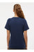 Adidas A557 Womens Short Sleeve Crewneck T-Shirt Collegiate Navy Blue Model Back
