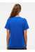 Adidas A557 Womens Short Sleeve Crewneck T-Shirt Collegiate Royal Blue Model Back
