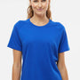 Adidas Womens Short Sleeve Crewneck T-Shirt - Collegiate Royal Blue - NEW