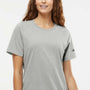 Adidas Womens Short Sleeve Crewneck T-Shirt - Heather Medium Grey