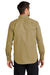 Carhartt CT102538/CT106689 Mens Rugged Professional Series Wrinkle Resistant Long Sleeve Button Down Shirt w/ Pocket Dark Khaki Brown Model Back