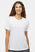 Adidas A557 Womens Short Sleeve Crewneck T-Shirt White Model Front
