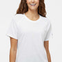 Adidas Womens Short Sleeve Crewneck T-Shirt - White - NEW