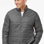 Adidas Mens Full Zip Puffer Jacket - Grey - NEW