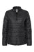 Adidas A571 Womens Full Zip Puffer Jacket Black Flat Front