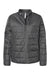 Adidas A571 Womens Full Zip Puffer Jacket Grey Flat Front