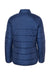 Adidas A571 Womens Full Zip Puffer Jacket Team Navy Blue Flat Back
