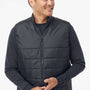 Adidas Mens Full Zip Puffer Vest - Black
