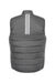 Adidas A572 Mens Full Zip Puffer Vest Grey Flat Back