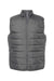 Adidas A572 Mens Full Zip Puffer Vest Grey Flat Front