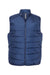 Adidas A572 Mens Full Zip Puffer Vest Team Navy Blue Flat Front