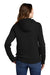 Carhartt CT102788 Womens Clarksburg Full Zip Hooded Sweatshirt Hoodie w/ Pockets Black Model Back
