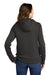 Carhartt CT102788 Womens Clarksburg Full Zip Hooded Sweatshirt Hoodie Heather Carbon Grey Model Back