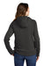 Carhartt CT102788 Womens Clarksburg Full Zip Hooded Sweatshirt Hoodie w/ Pockets Heather Carbon Grey Model Back