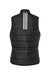 Adidas A573 Womens Full Zip Puffer Vest Black Flat Back