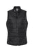 Adidas A573 Womens Full Zip Puffer Vest Black Flat Front