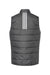 Adidas A573 Womens Full Zip Puffer Vest Grey Flat Back