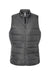 Adidas A573 Womens Full Zip Puffer Vest Grey Flat Front