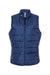 Adidas A573 Womens Full Zip Puffer Vest Team Navy Blue Flat Front