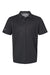 Adidas A574 Mens Pine Tree Short Sleeve Polo Shirt Black/Grey Flat Front
