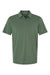 Adidas A574 Mens Pine Tree Moisture Wicking Short Sleeve Polo Shirt Green Oxide/Black Flat Front
