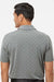 Adidas A574 Mens Pine Tree Moisture Wicking Short Sleeve Polo Shirt Grey/Black Model Back