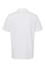 Adidas A574 Mens Pine Tree Short Sleeve Polo Shirt White/Grey Flat Back