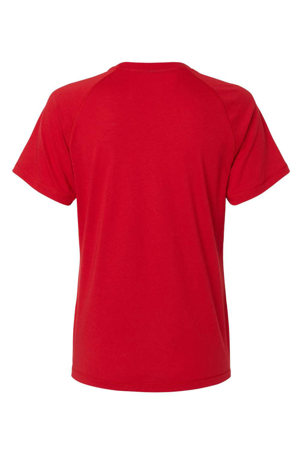 Adidas A557 Womens Short Sleeve Crewneck T-Shirt Power Red Flat Back