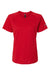 Adidas A557 Womens Short Sleeve Crewneck T-Shirt Power Red Flat Front