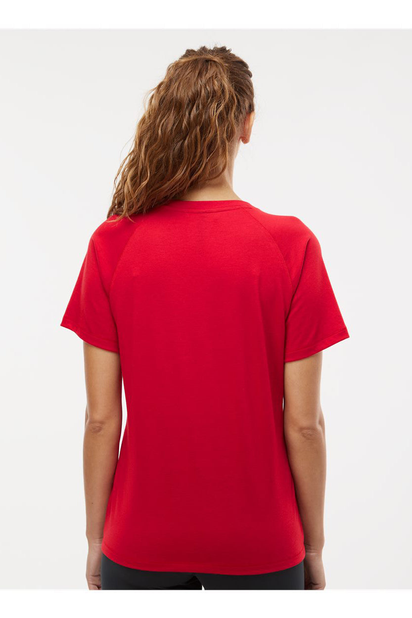 Adidas A557 Womens Short Sleeve Crewneck T-Shirt Power Red Model Back