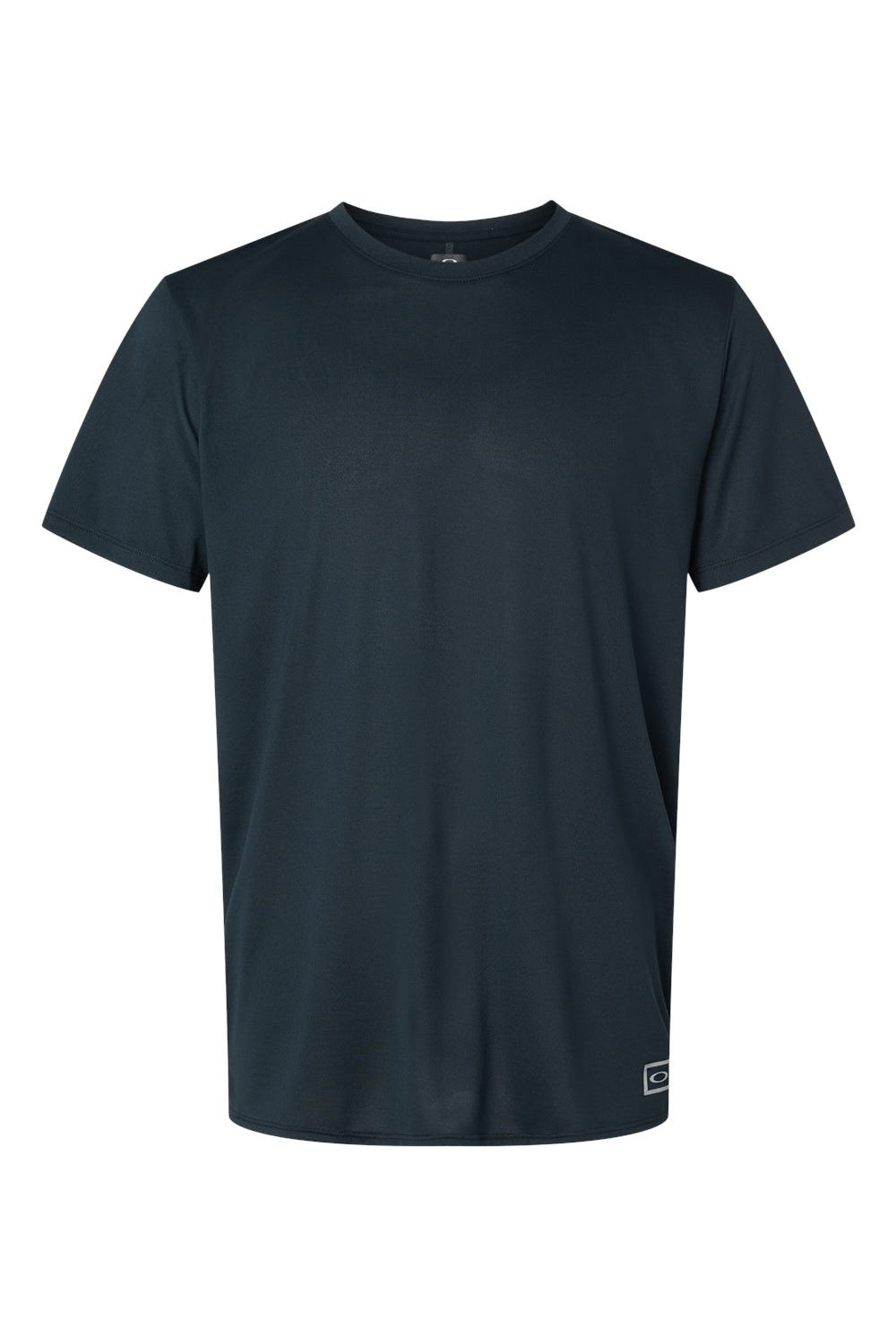 Oakley FOA402991 Mens Team Issue Hydrolix Short Sleeve Crewneck T-Shirt Blackout Flat Front