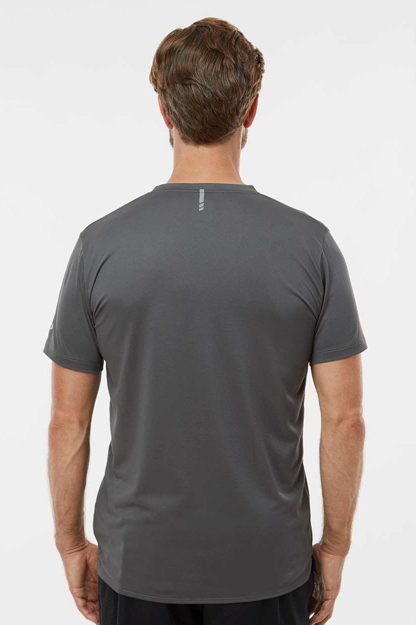 Oakley FOA402991 Mens Team Issue Hydrolix Short Sleeve Crewneck T-Shirt Forged Iron Grey Model Back