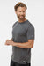 Oakley FOA402991 Mens Team Issue Hydrolix Short Sleeve Crewneck T-Shirt Forged Iron Grey Model Side