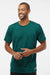 Oakley FOA402991 Mens Team Issue Hydrolix Short Sleeve Crewneck T-Shirt Team Fir Green Model Front