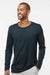 Oakley FOA402992 Mens Team Issue Hydrolix Long Sleeve Crewneck T-Shirt Blackout Model Front