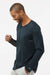 Oakley FOA402992 Mens Team Issue Hydrolix Long Sleeve Crewneck T-Shirt Blackout Model Side