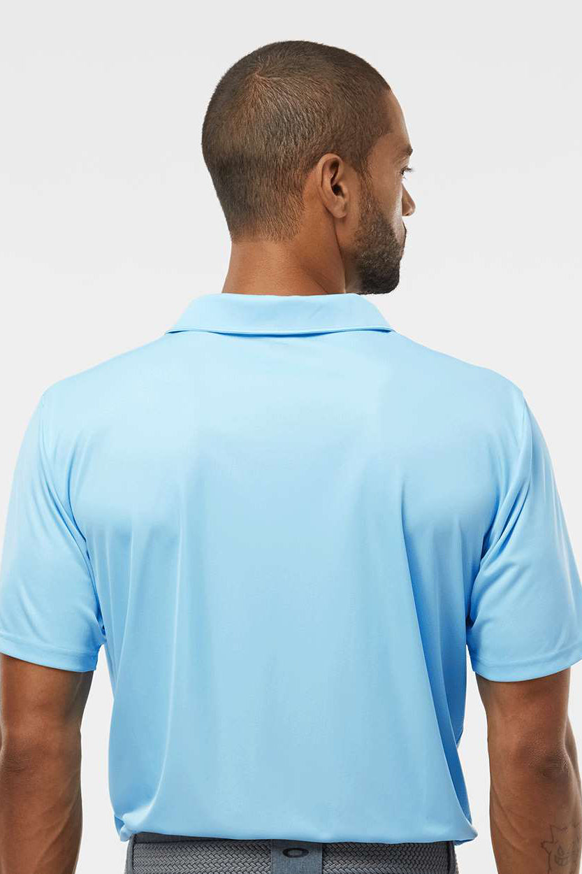 Oakley FOA402993 Mens Team Issue Hydrolix Short Sleeve Polo Shirt Carolina Blue Model Back