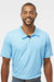 Oakley FOA402993 Mens Team Issue Hydrolix Short Sleeve Polo Shirt Carolina Blue Model Front