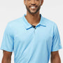 Oakley Mens Team Issue Hydrolix Short Sleeve Polo Shirt - Carolina Blue
