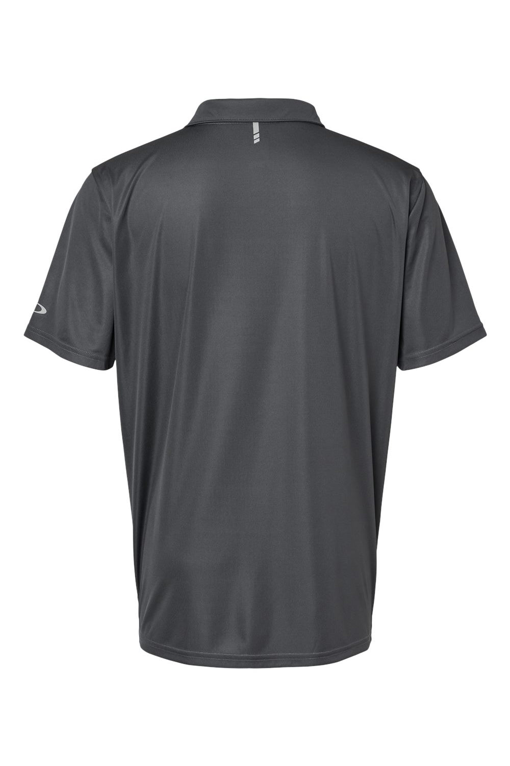 Oakley FOA402993 Mens Team Issue Hydrolix Short Sleeve Polo Shirt Forged Iron Grey Flat Back